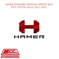 HAMER EXTENDED PREMIUM SPORTS BAR FITS TOYOTA HILUX 2011-2015